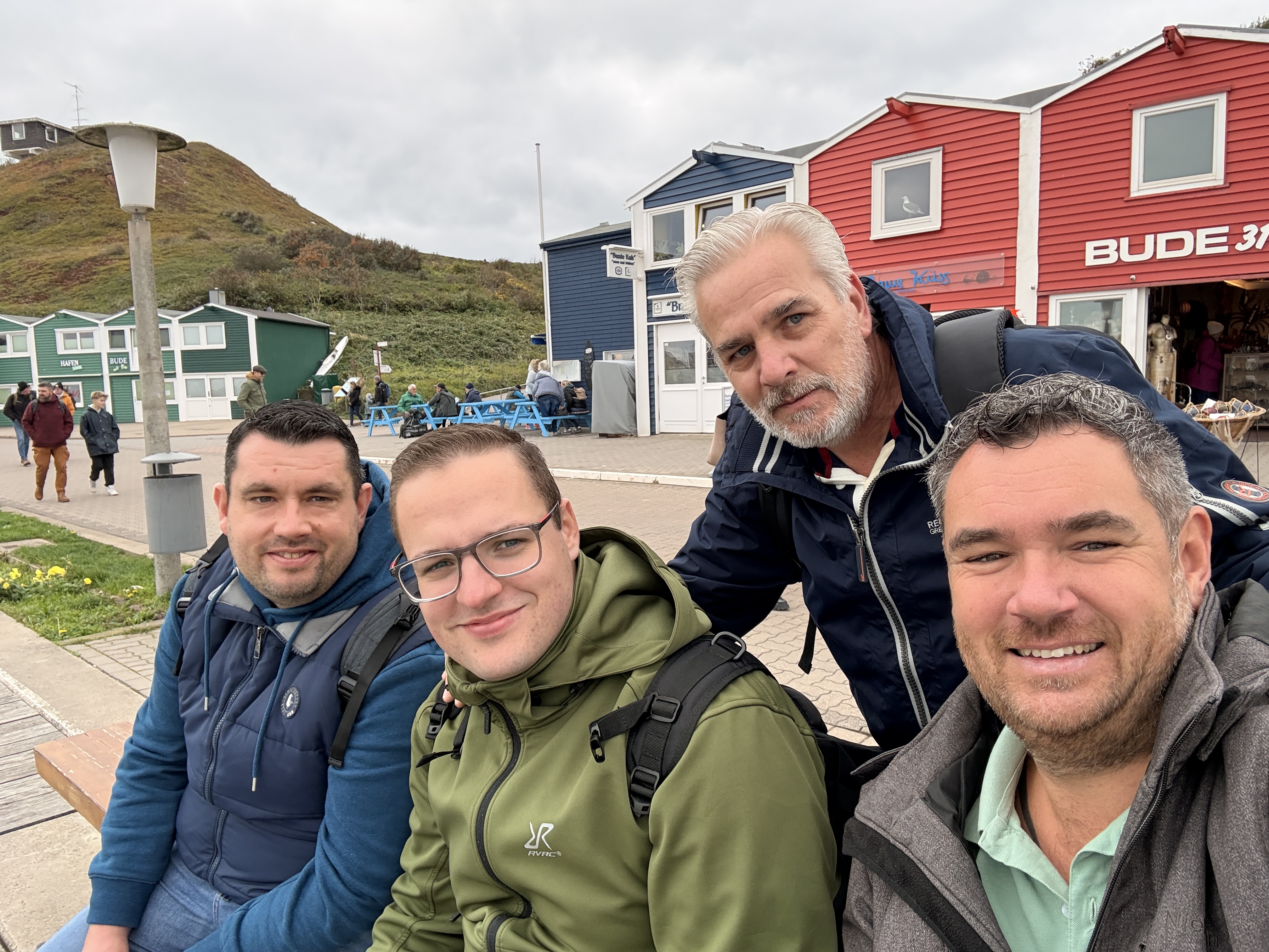 Teambild Ellermann Ausflug Helgoland Team