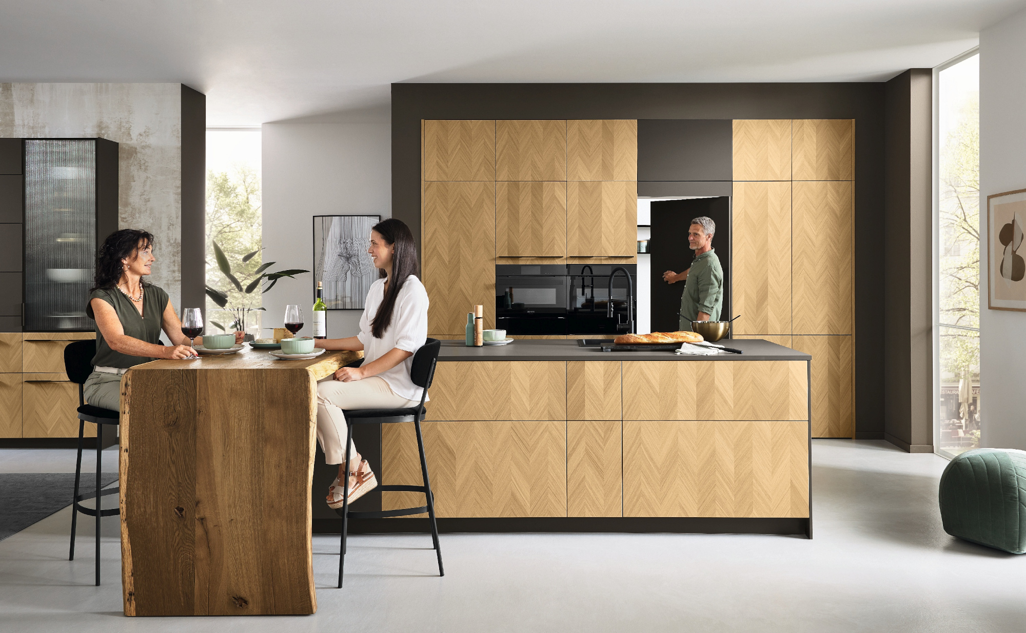 Ballerina Fischgrät Intarsia